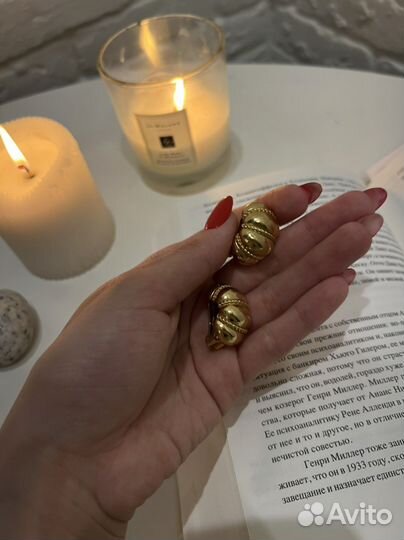 Клипсы винтаж Dior оригинал