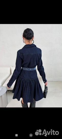 Джинсовое платье