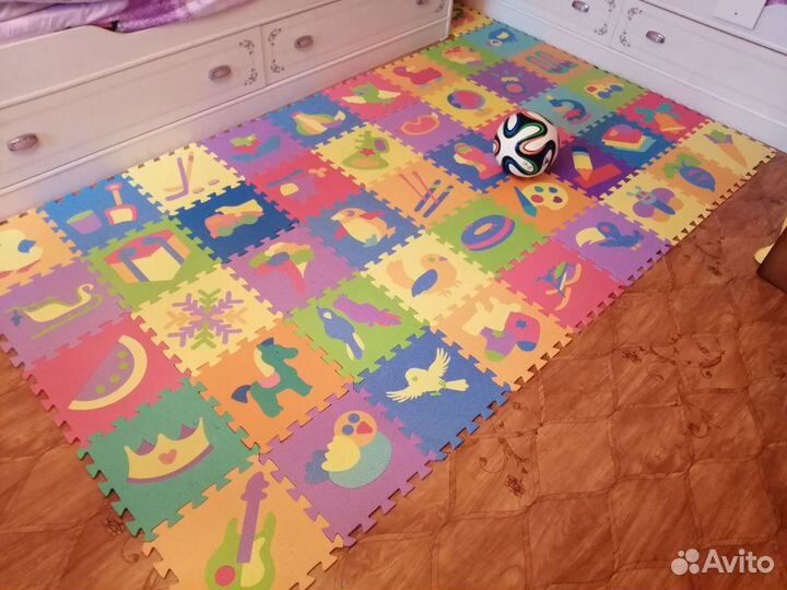Детский Коврик Пазл