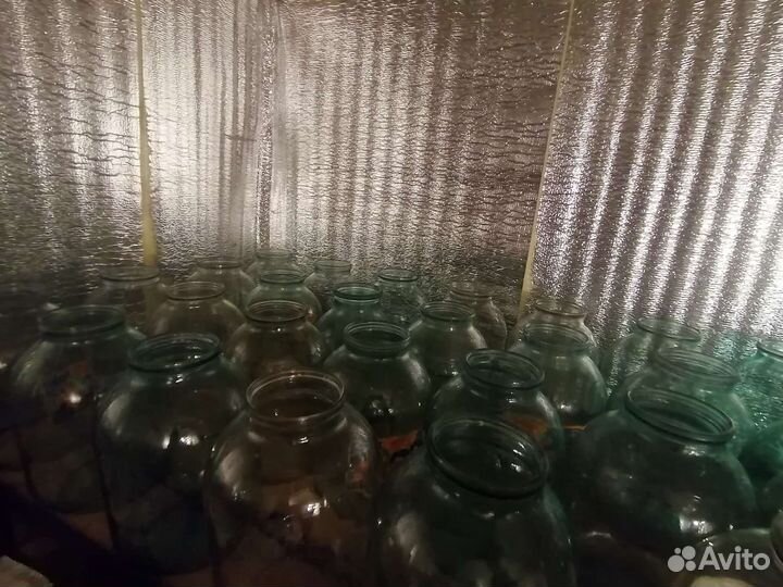 Банки стеклянные 3л, 0,65л, 0,5л