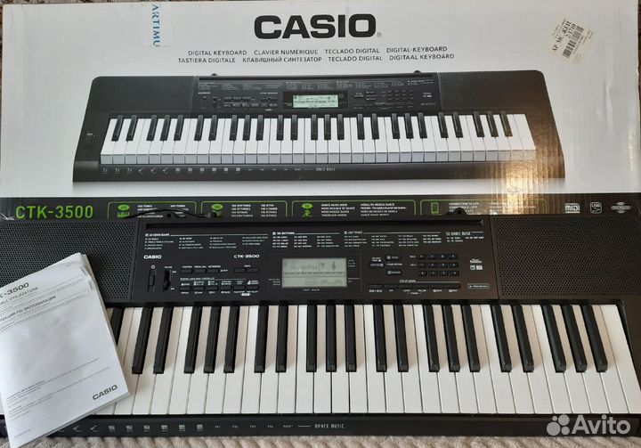 Синтезатор casio ctk 3500