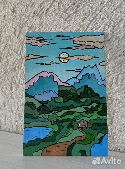 Интерьерная картина ручная работа