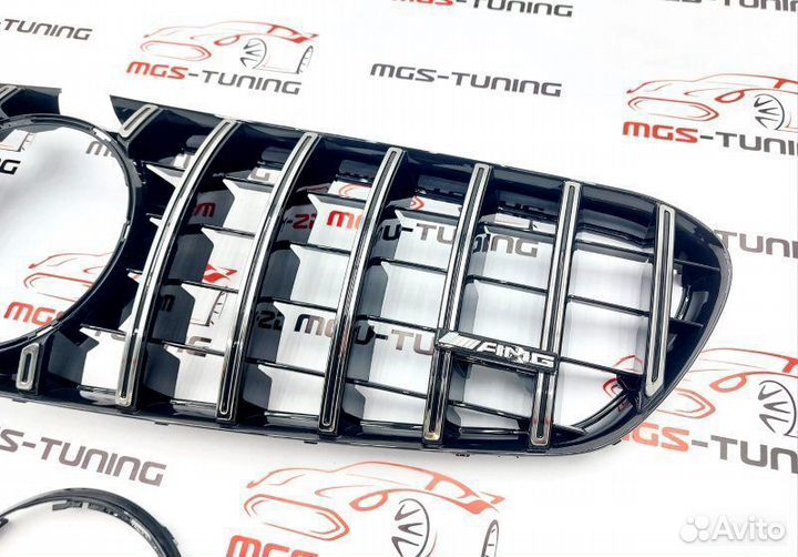 Решетка GT хром для оригинала S63 S-купе C217 рест