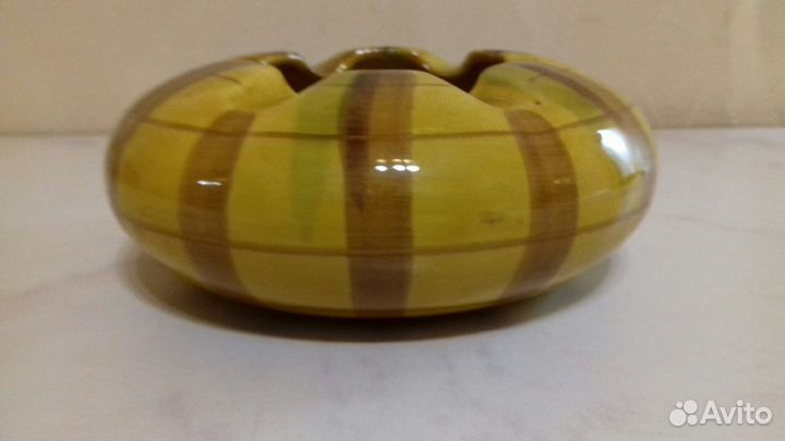 Пепельница. фаянс, конаково, зик СССР