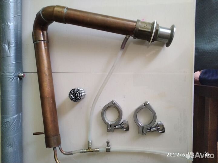 Ректификационная колонна 1.5 дюйма медная