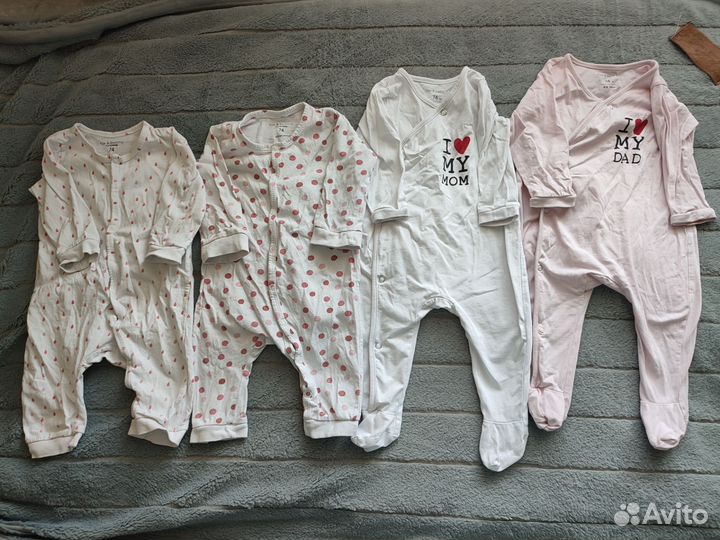 Детские вещи пакетом для девочек 68 74