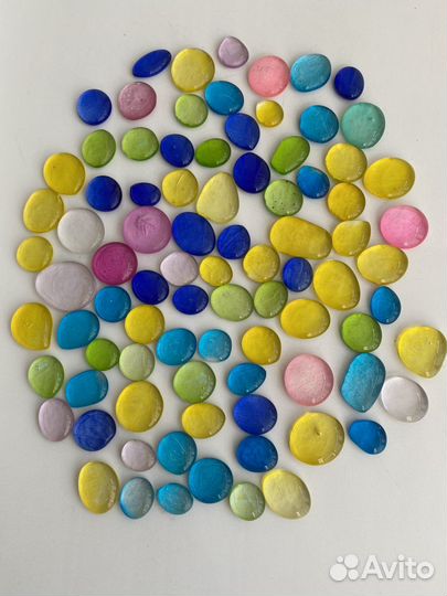 Стеклянные камушки, эльвинги, марблс IKEA