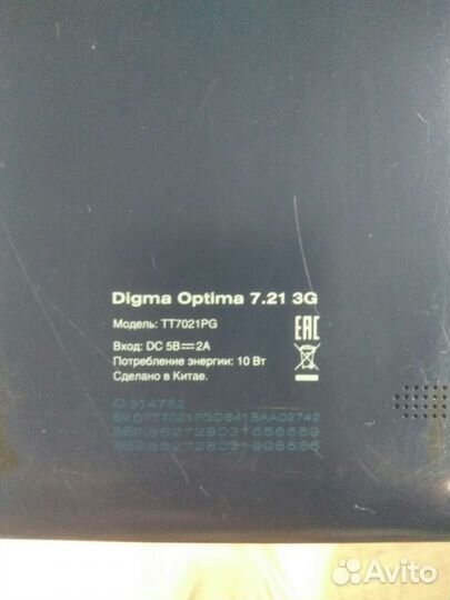 Планшет Digma optima 7.21