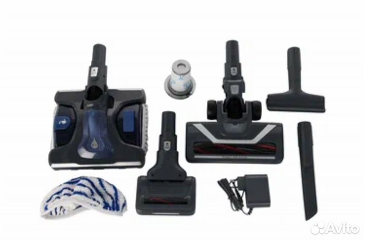 Пылесос Tefal TY9690WO, серый/синий новый