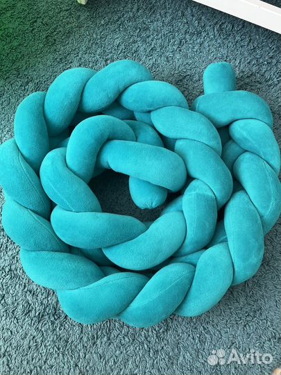 Бортик коса в кроватку