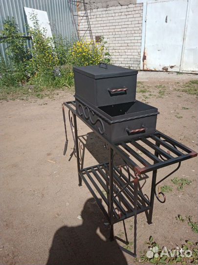 Мангал-коптильня