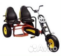 Веломобиль Berg chopper 2х местный