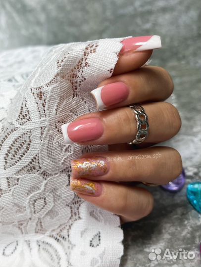 Маникюр+покрытие гель-лак, наращивание