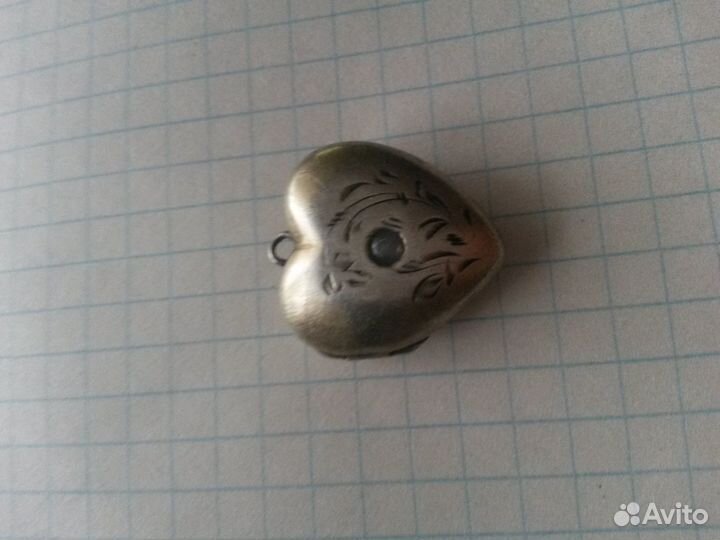 Кулон локет серебро