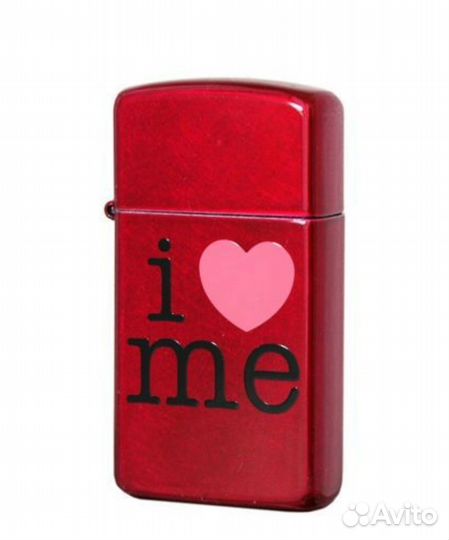 Zippo.Женская. Я люблю. Узкая. 11 г. Новая