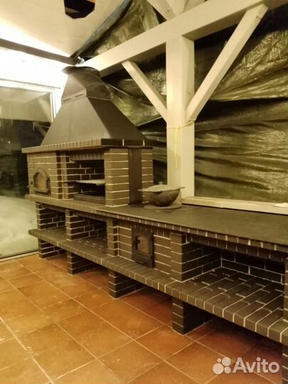 Мангал из кирпича / Модульное барбекю