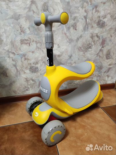 Детский самокат трансформер
