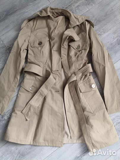 Тренч ретро плащ XS как zara