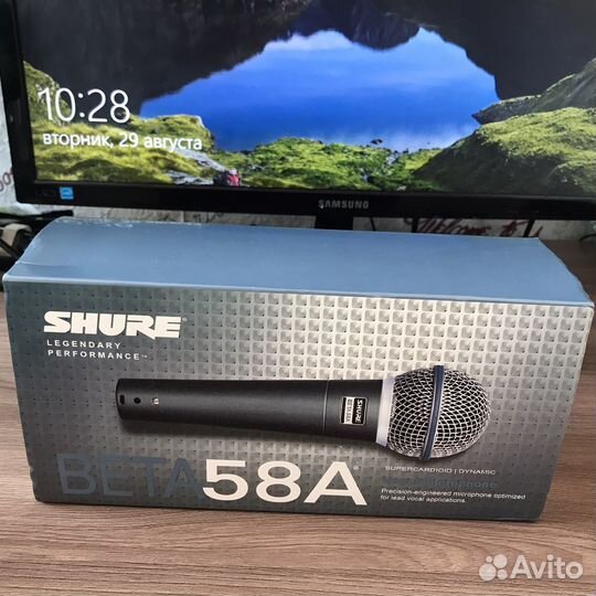 Микрофон shure beta 58a made in mexico