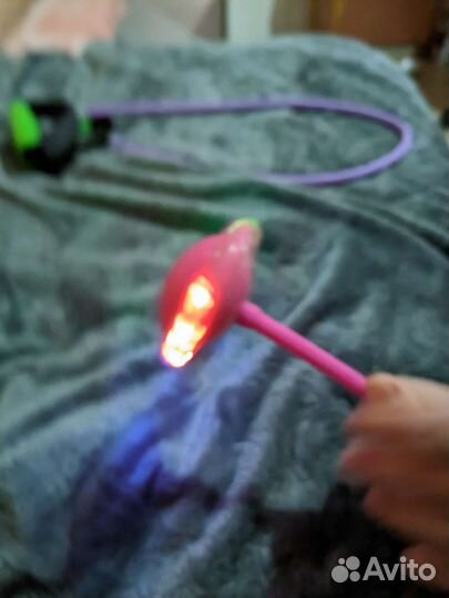 Скакалка на ногу, новая, розовая