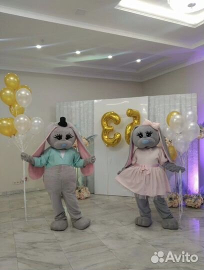 Эксресс поздравление ростовая кукла белый мишка