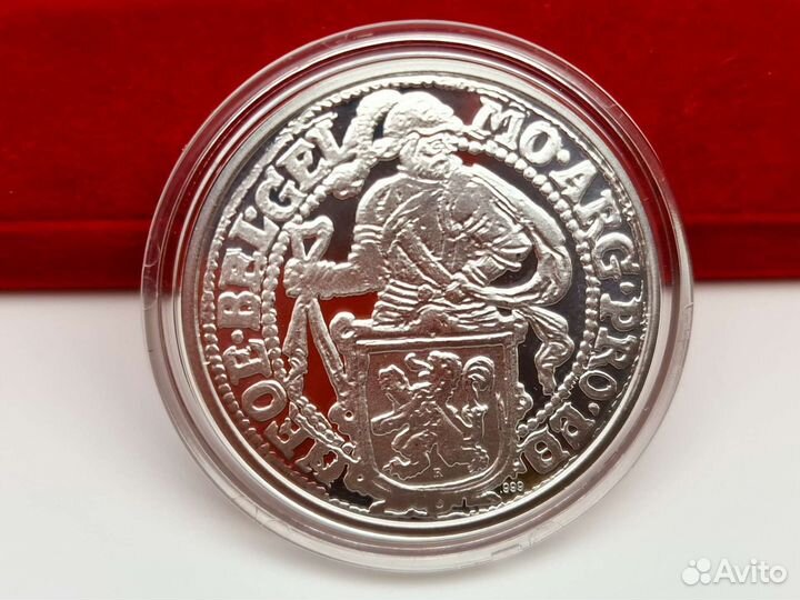 Нидерланды 2019 Рыцарь Лев Львиный Дол Серебр 1 Oz