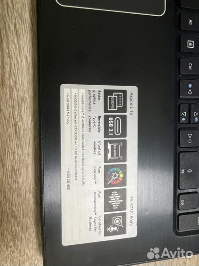 Acer aspire e5 575g 504v