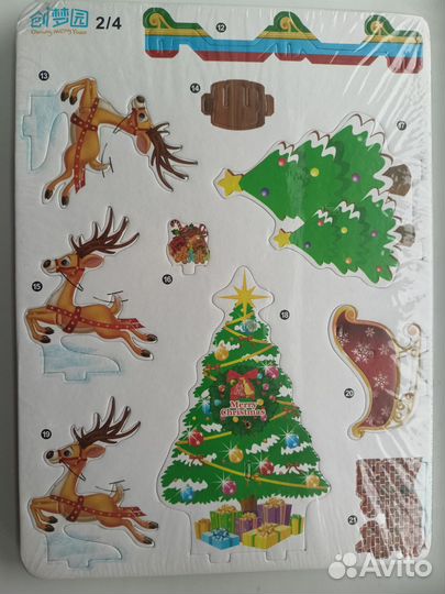 3D пазл из картона