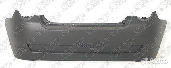 Бампер задний chevrolet aveo T250 08-11 5D HBK