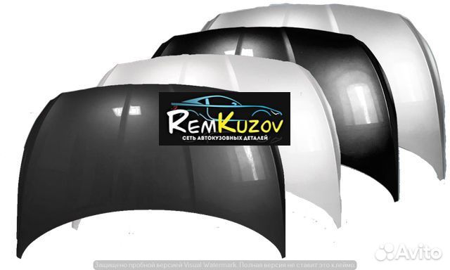 Капот Hyundai Solaris 2014-2017. Все цвета