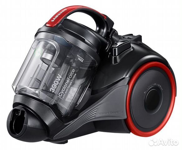 Пылесос Samsung VC15K4116VR/EV 1500Вт красный/черн