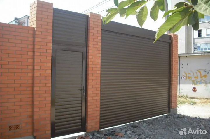 Роллетные ворота с электроприводом