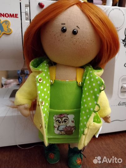 Кукла из ткани ручной работы