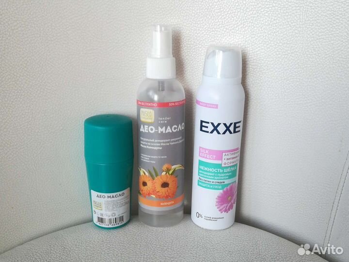 Новые натуральные дезодоранты Масло Масляное Exxe