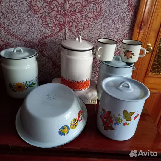 Посуда эмалированная,алюминиевая СССР