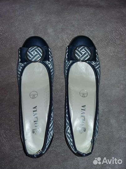 Кожаные туфли 37 размера,почти новые