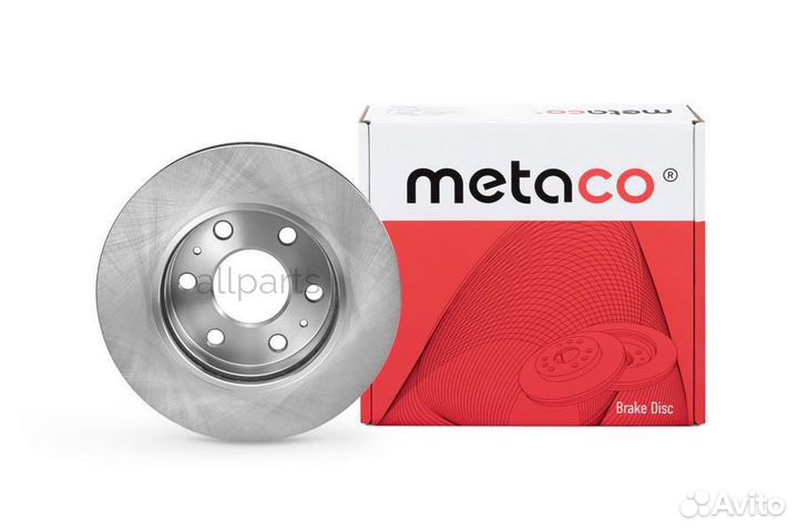 Metaco 3050-503 Диск тормозной передний вентилируе