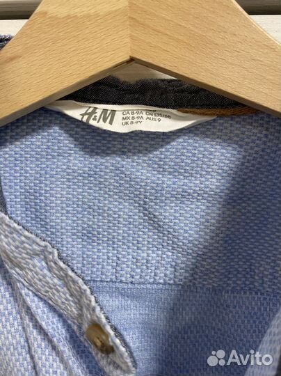 Рубашка H&M размеры 122 и 128