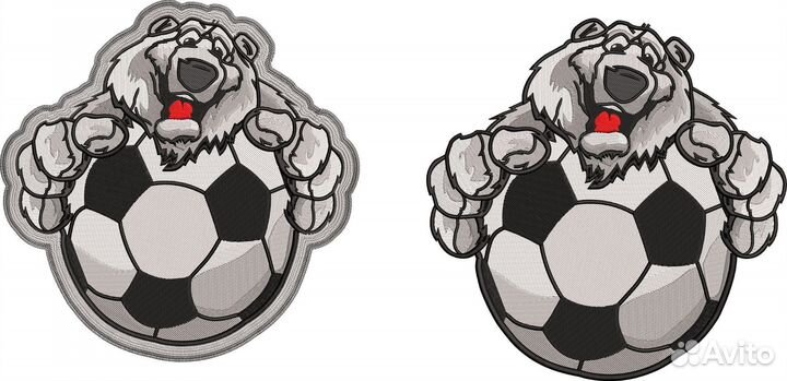 Машинная вышивка/Вышивка шевронов на заказ