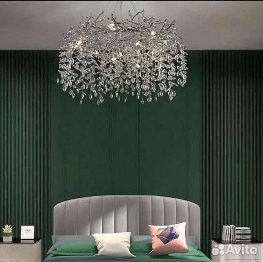 Люстра хрустальная новая