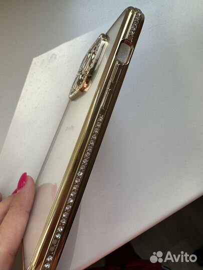 Чехол со стразами на iPhone 14 про