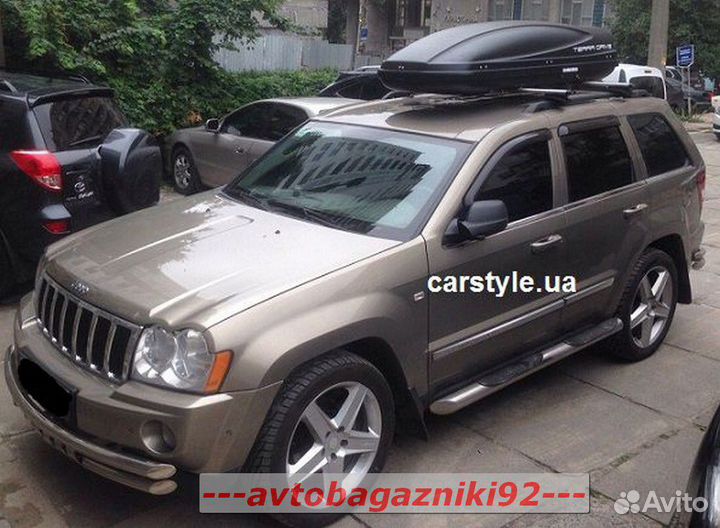 Автобокс (багажник) на Jeep Grand Cherokee