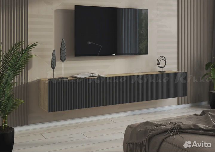 Тумба тв Кантри-1 графит новая со склада