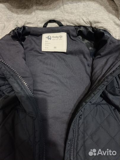Куртка ветровка baby go 86