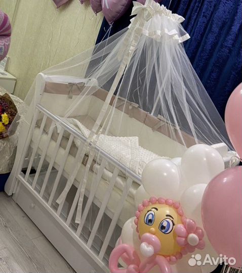 Балдахин с держателем на кроватку