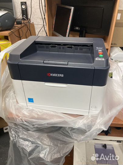 Принтер лазерный Kyosera fs1040 черно белый