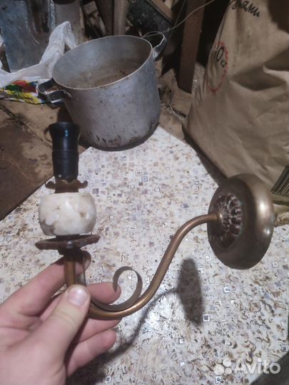 Лампа СССР настенная