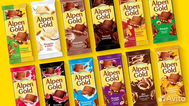 Шоколад Альпен Гольд (Alpen Gold): все виды, состав, …