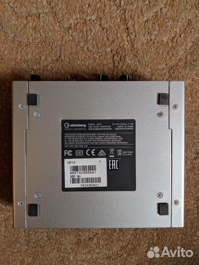 Аудиоинтерфейс Steinberg UR12