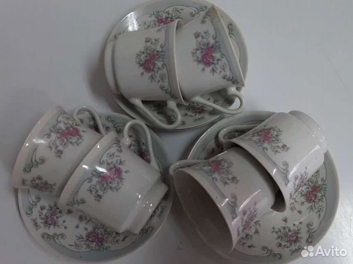 Кофейный сервиз /блюдца+чашки